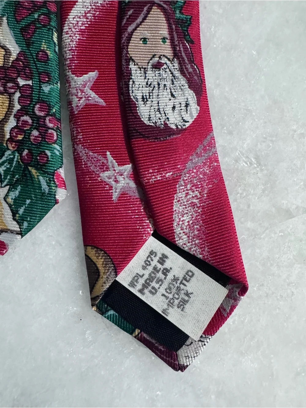 Wembley Vintage Silk Christmas Santa Novelty Tie